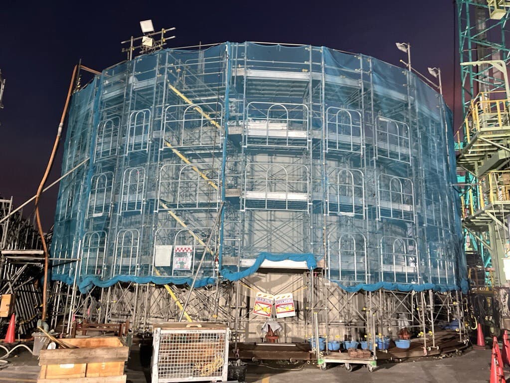 西谷浄水場　立坑全景