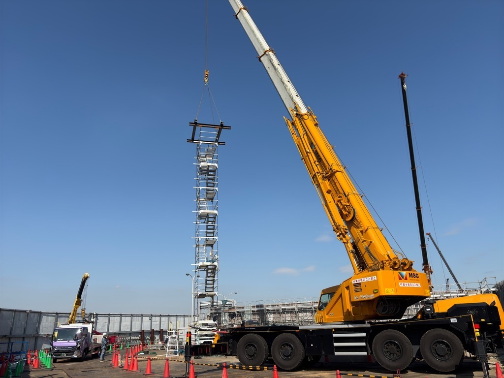 西谷浄水場　立坑全景